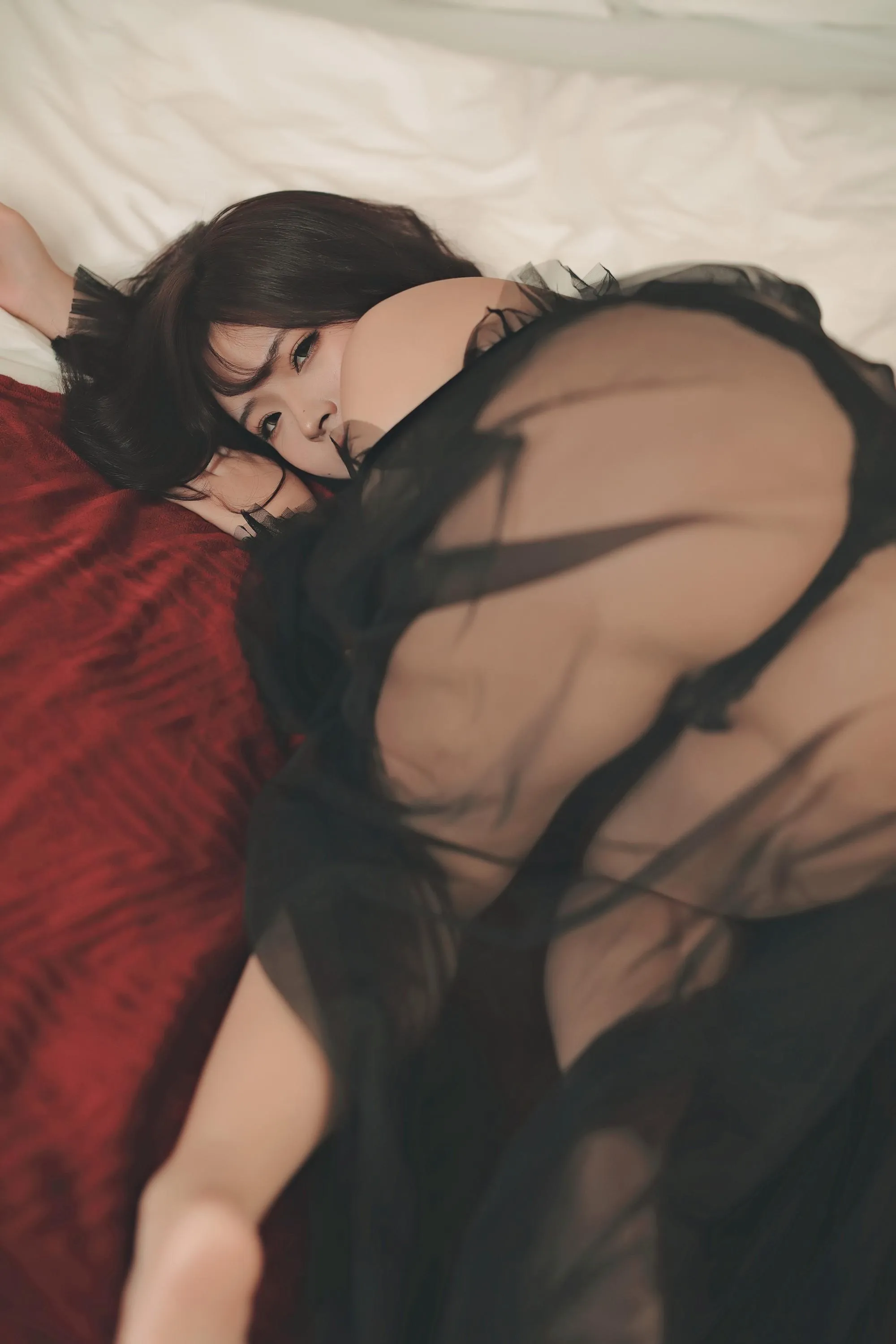 yuuhui玉汇 – NO.021 爱欲之神 黑纱朦胧 [104P]插图1